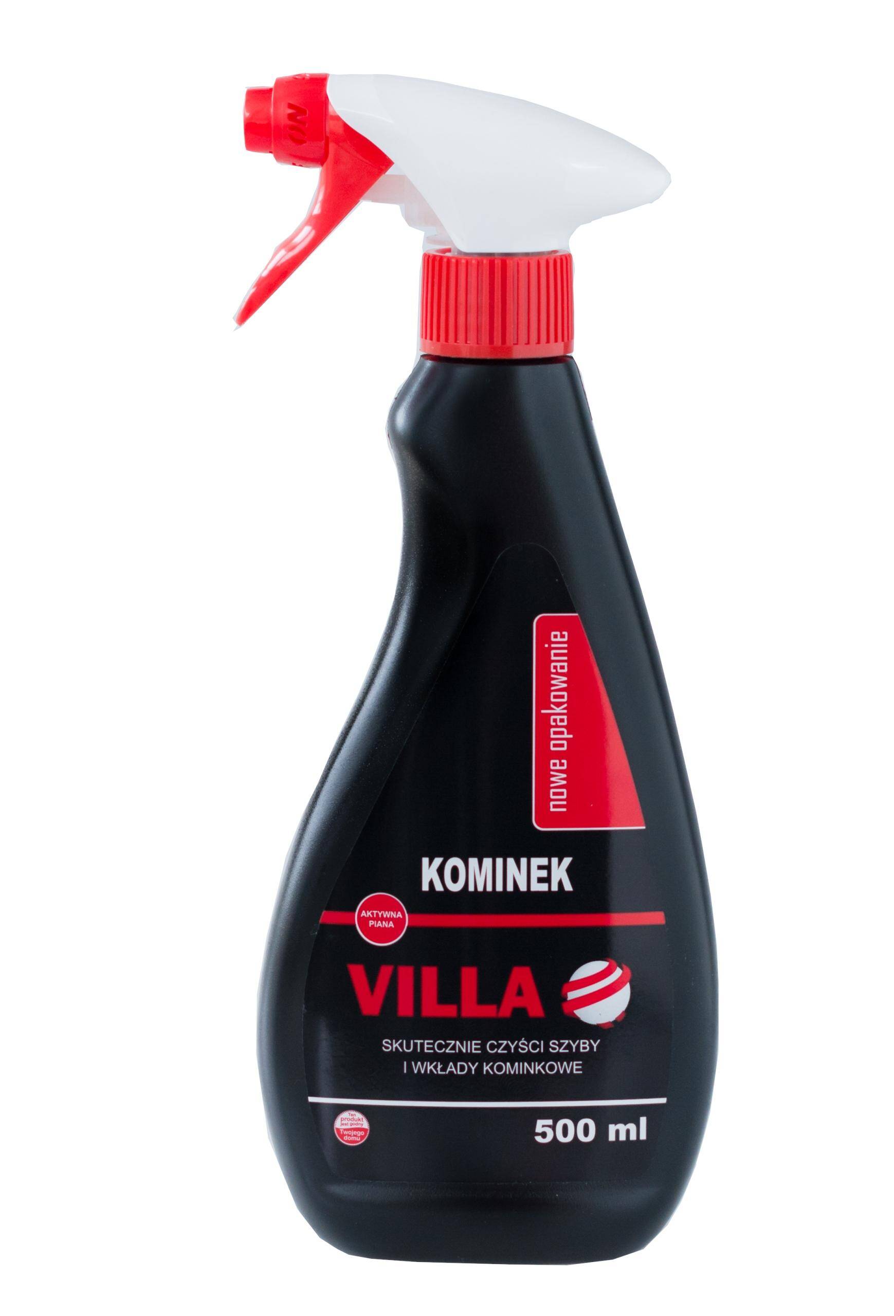 Villa Kominek 500 ml środek do czyszczenia szyb kominkowych