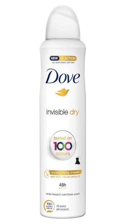 Dove Invisible dry 250ml antyperspirant damski