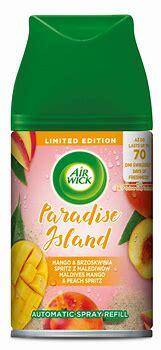 Air Wick Paradise Island, zapas do automatycznego odświeżacza powietrza, Mango i Brzoskwinia, 250 ml