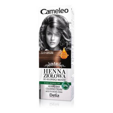 Delia Henna Ziołowa 3.0 do koloryzacji włosów na bazie naturalnej Chny 75g