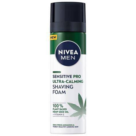 Nivea Men Sensitive Pro Ultra-Calming Shaving Foam pianka do golenia z olejem z nasion konopnych 200 ml