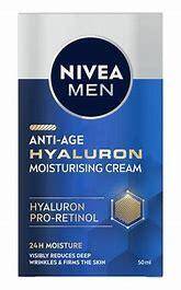 NIVEA MEN Krem przeciwzmarszczkowy Hyaluron, 50 ml