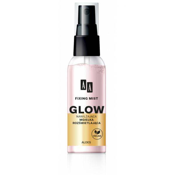 AA_Fixing Mist Glow mgiełka rozświetlająca utrwalająca makijaż 50ml