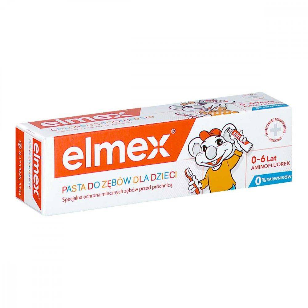 elmex Kids Pasta do zębów dla dzieci z aminofluorkiem 0-6 lat 50 ml