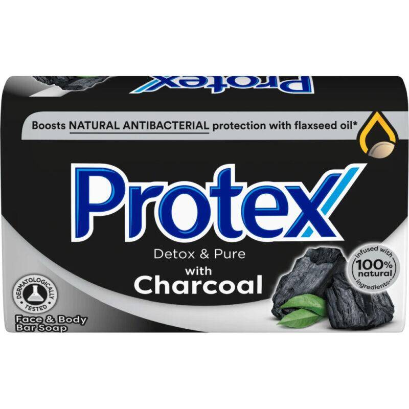 Protex Detox & Pure Charcoal mydło w kostce z aktywnym węglem 90g
