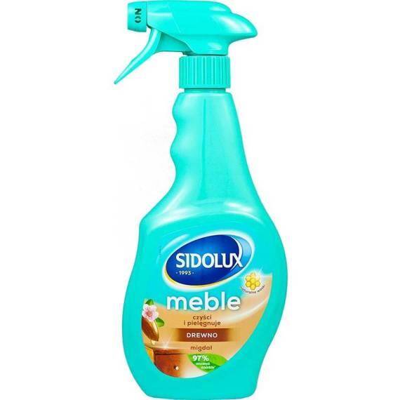 Sidolux spray do mycia mebli drewnianych migdał 400ml