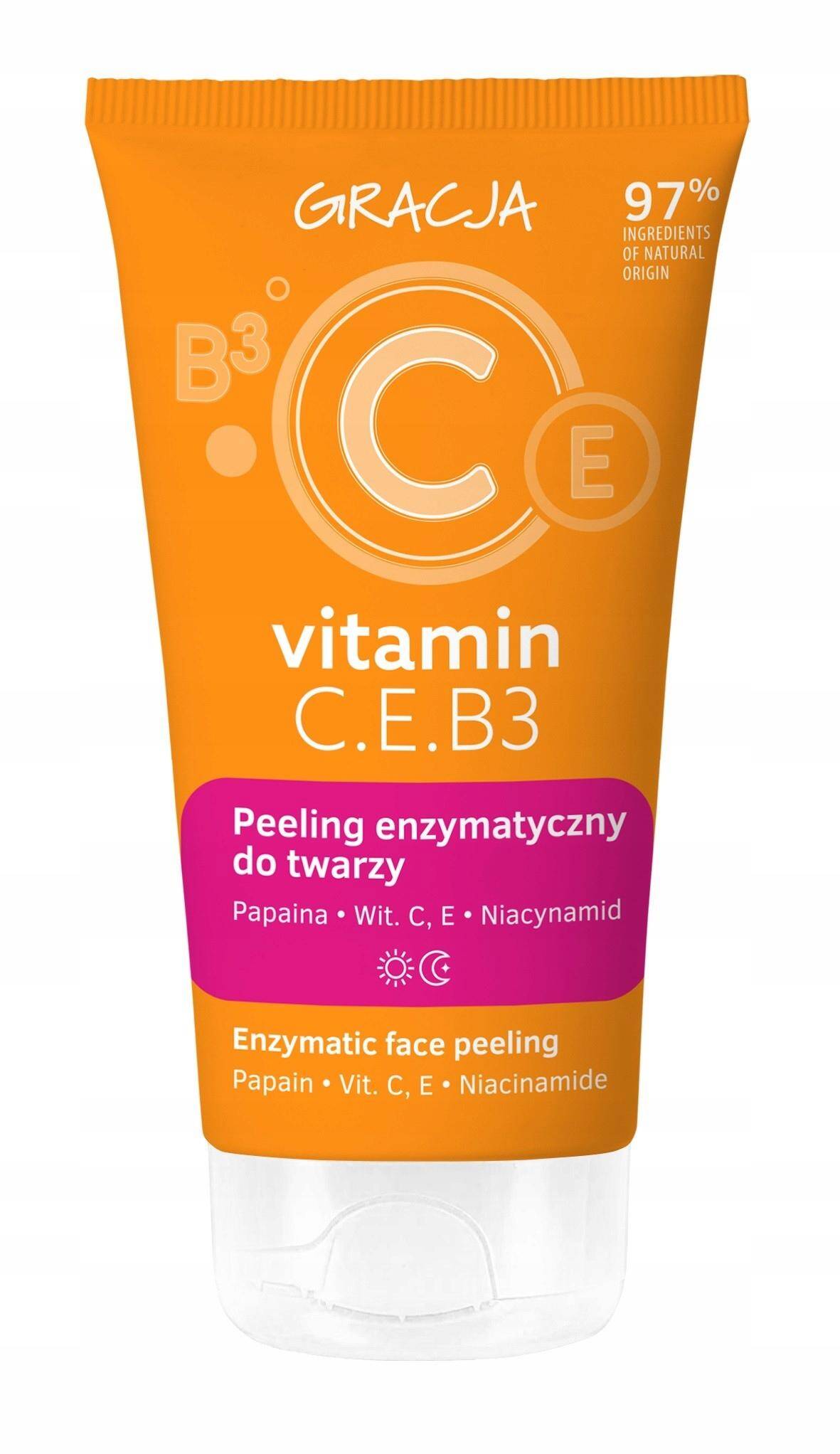 Miraculum GRACJA VITAMIN C.E.B3 Peeling enzymatyczny do twarzy 75 ml