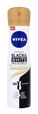 Nivea Black&White Invisible Silky Smooth antyperspirant 150ml spray