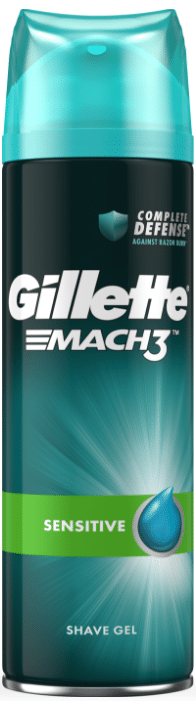 Gillette Mach3 Complete Defense Sensitive Żel do golenia dla mężczyzn 200 ml