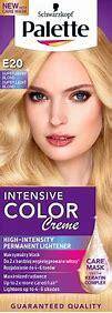 PALETTE INTENSIVE COLOR CREME FARBA DO WŁOSÓW E20 SUPER JASNY BLOND