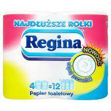 Regina najdłuższe rolki dwuwarstwowy papier toaletowy 4 rolki
