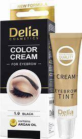 Delia Cosmetics Henna do brwi kremowa 1.0 czarny