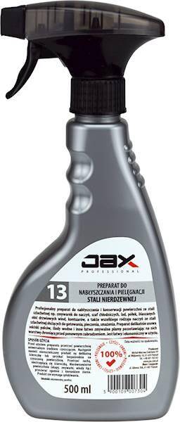 JAX 13 do nabłyszczania i pielęgnacji stali nierdzewnej 500ml