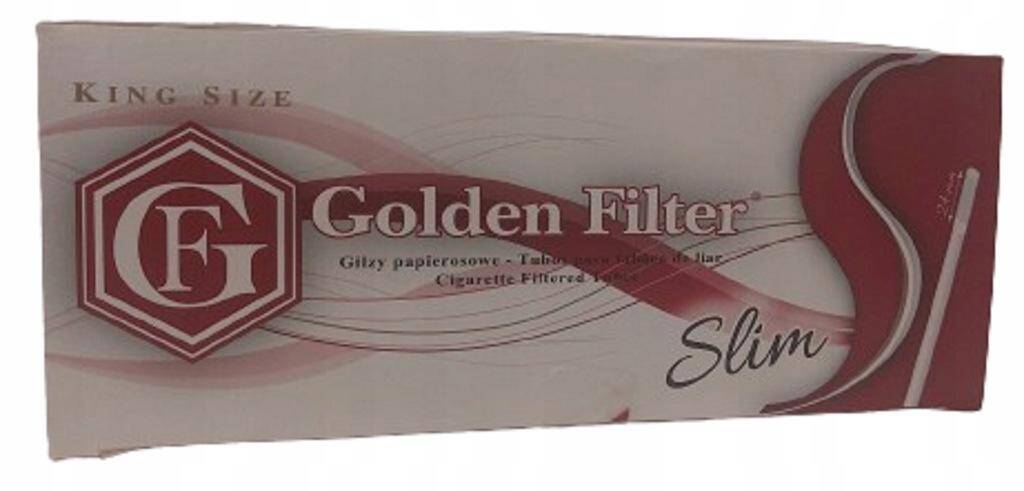 Gilzy papierosowe Golden Filter Slim 200szt. tutki 