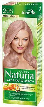 Joanna Naturia color Farba do włosów różany blond 208