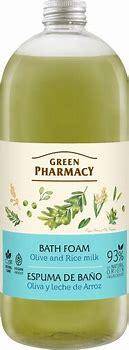 Green Pharmacy, Pianka do kąpieli Oliwki i Mleko Ryżowe, 1l