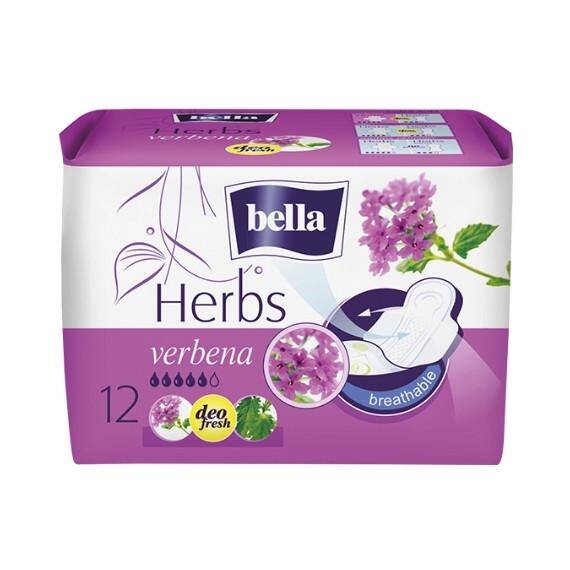 BELLA Bella, Herbs Verbena, Podpaski higieniczne z werbeną, 12 szt.