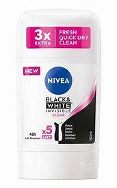 Nivea Black & White Clear Antyperspirant w sztyfcie 50 ml
