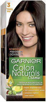 Garnier Color Naturals Creme Farba do włosów 3 Ciemny Brąz