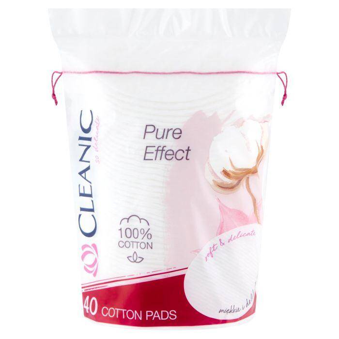 Cleanic Pure Effect Płatki Kosmetyczne 40 szt.