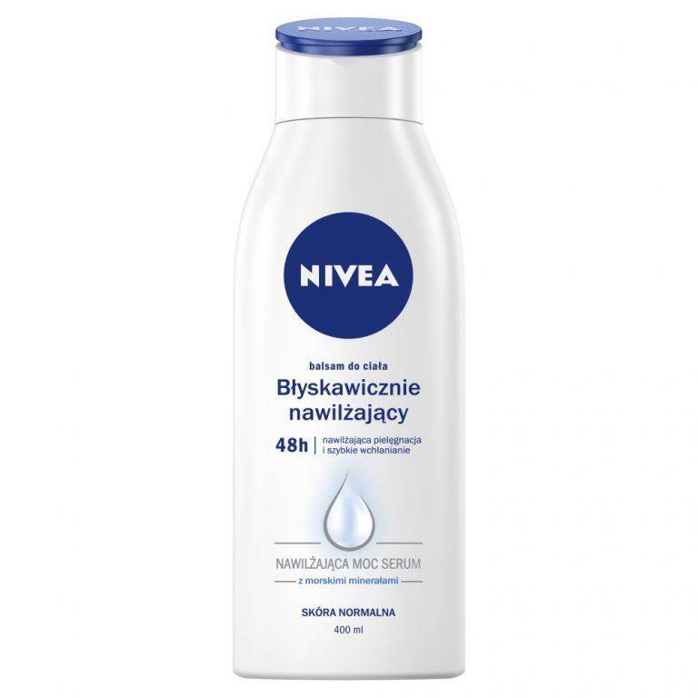 NIVEA Błyskawicznie nawilżający balsam do ciała skóra przesuszona 400 ml