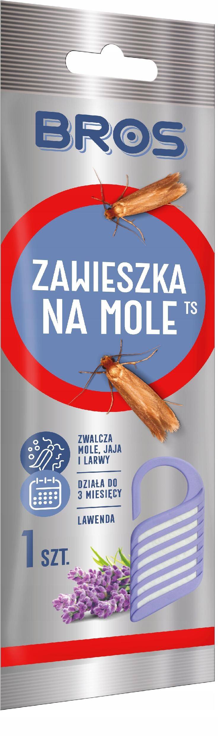 BROS Zawieszka na mole lawendowa, 1 szt.