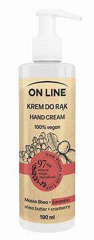 On Line krem do rąk Masło Shea & Żurawina 190ml