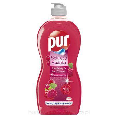 Pur Sekrety Świata Płyn do mycia naczyń Raspberry & Red Currant 450 ml