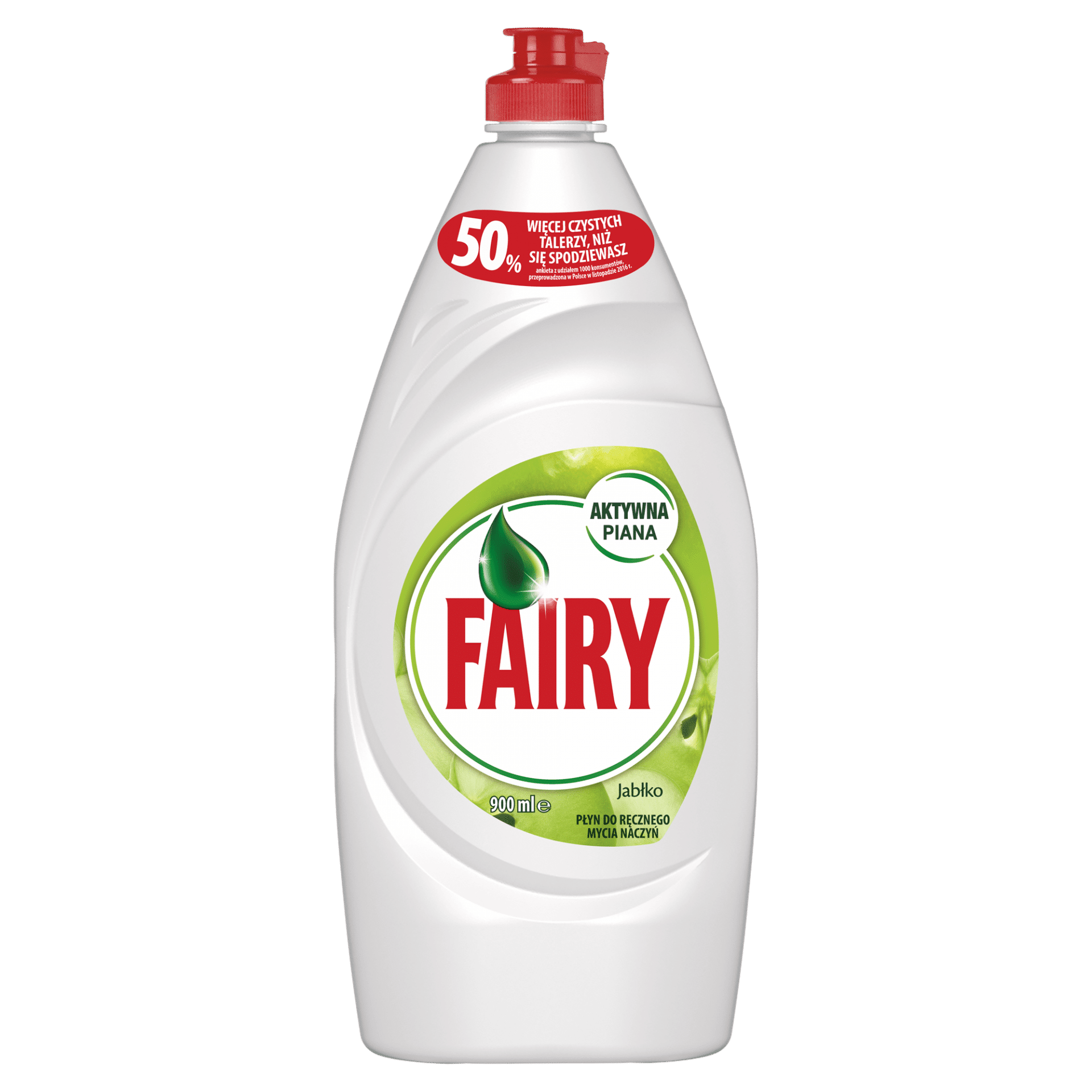 Fairy Clean & Fresh Jabłko Płyn do mycia naczyń 900 ml