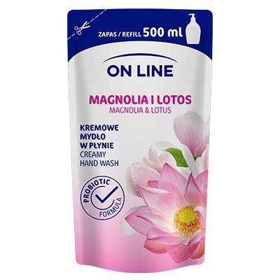 On Line Kremowe mydło w płynie opakowanie uzupełniające magnolia i lotos 500 ml