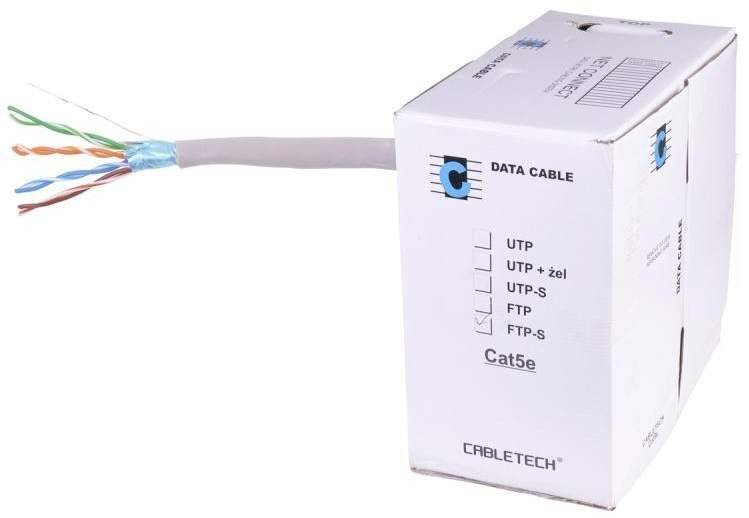 Kabel Komputerowy Cabletech Ftp-S Cat5E