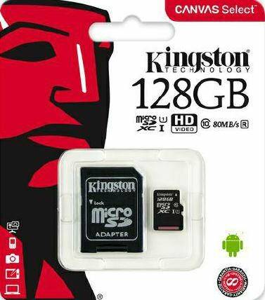 Kingston Karta Pamięci Microsdxc 128Gb