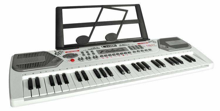 Keyboard organy 54 klawisze biały