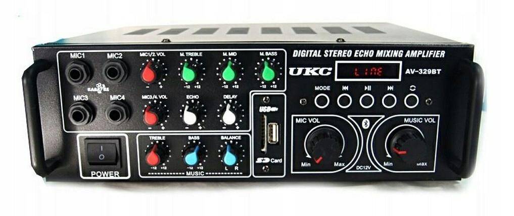 Wzmacniacz amplifier UKC AV-329BT USB SD
