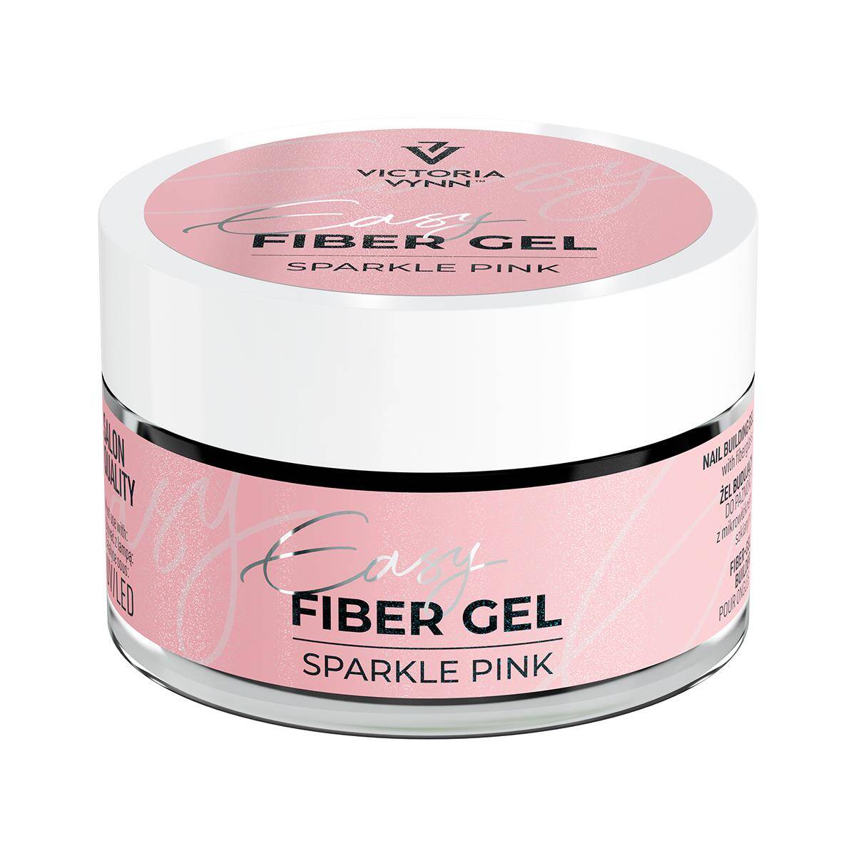 EASY FIBER GEL Sparkle Pink, 50ml