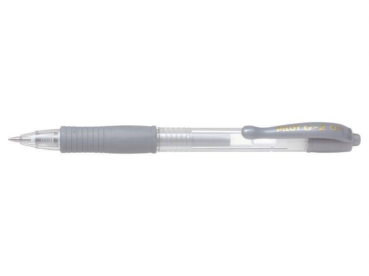 Długopis PILOT G2 metalic srebny (Zdjęcie 1)