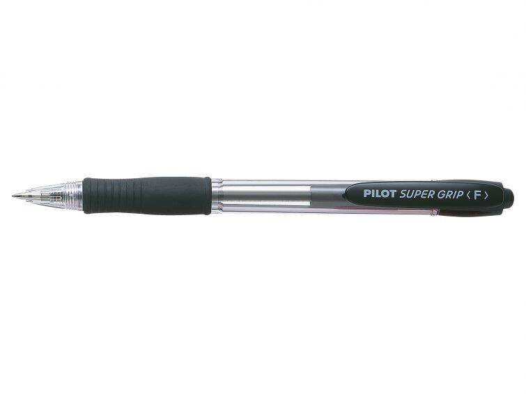 Długopis PILOT Super Grip czarny <F> (Zdjęcie 1)