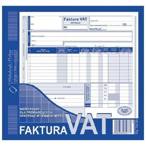 Faktura VAT 2/3A4 1+1 Mich.