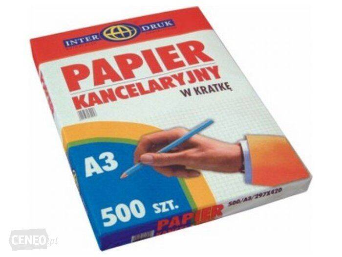 PAPIER KANCELARYJNY A3 KRATA 500ark