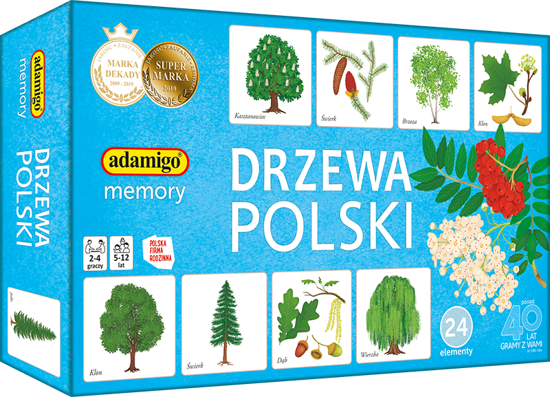 Gra Memory- Drzewa polskie