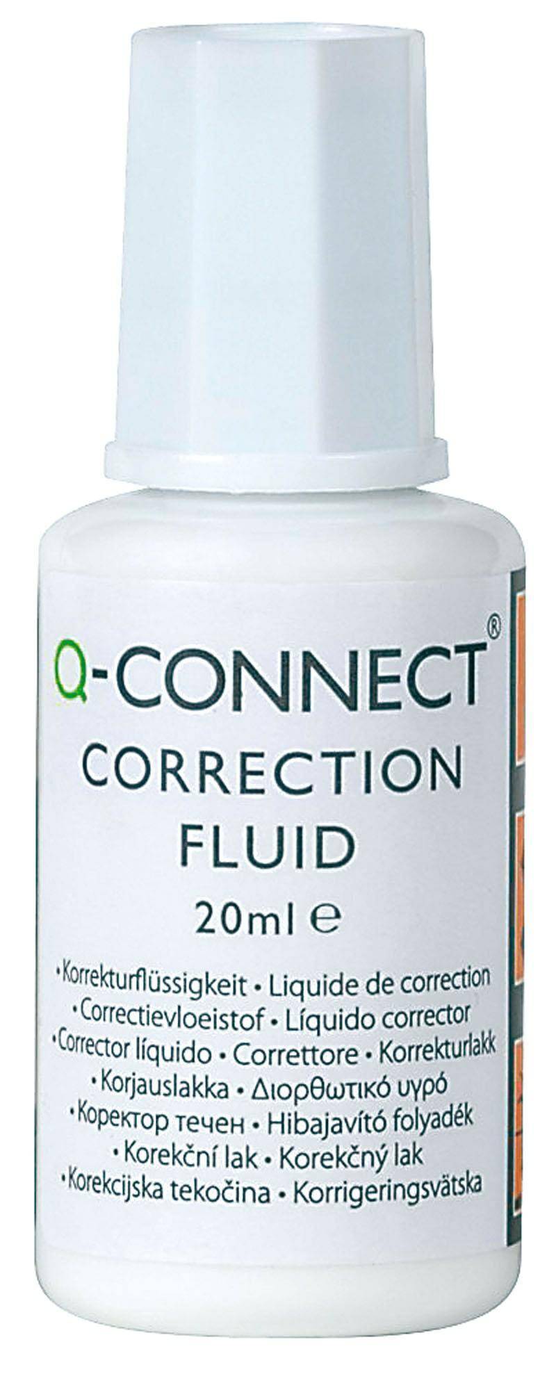 Korektor Q-CONNECT z pędzelkiem 20ml