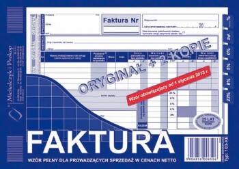 Faktura A5 1+2  M  103-XE