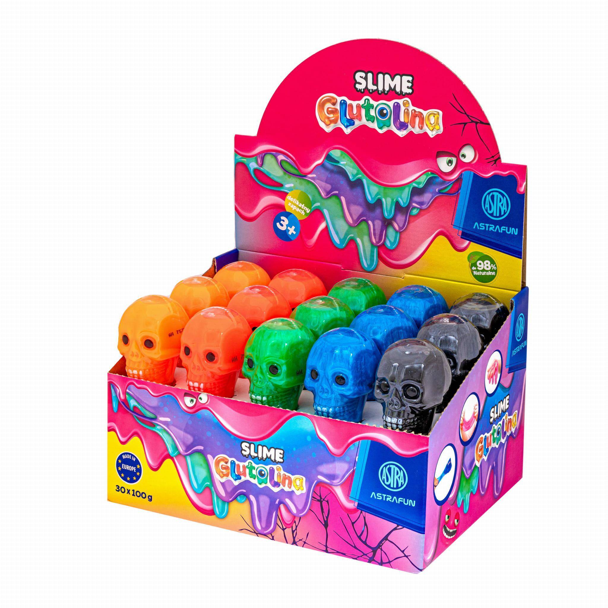 Slime ASTRA Glutolina Czaszka 100g mix