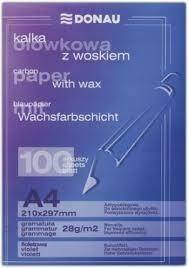 Kalka ołówkowa A4/100 FIOLETOWA