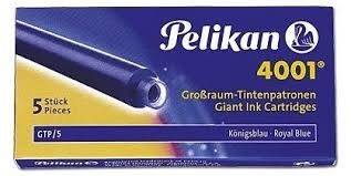 Nabój Pelikan Długi niebieski 5szt. (Zdjęcie 1)