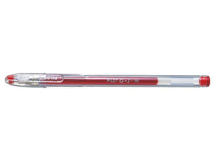 Długopis PILOT G1 żel czerwony 0,25mm (Zdjęcie 1)