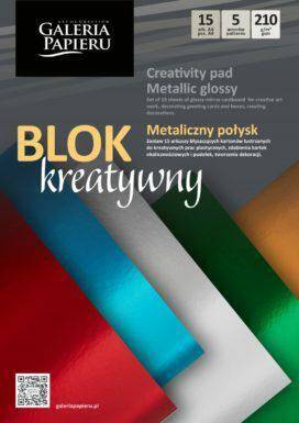 Blok A4 mix kartonów lustrzanych