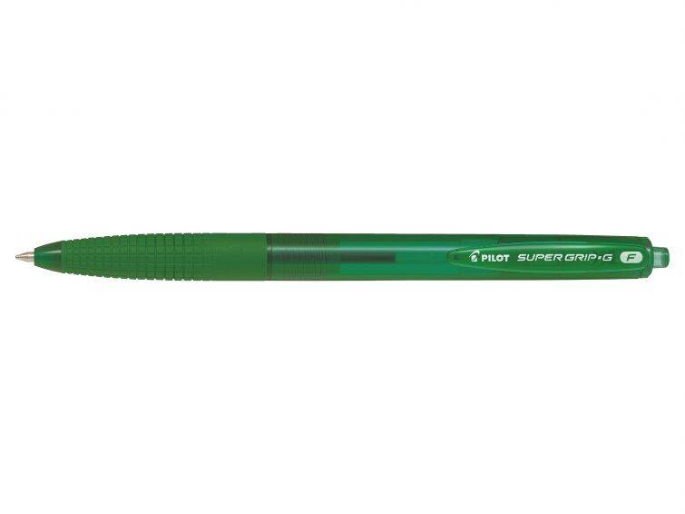 Długopis PILOT SuperGrip G zielony autom (Zdjęcie 1)