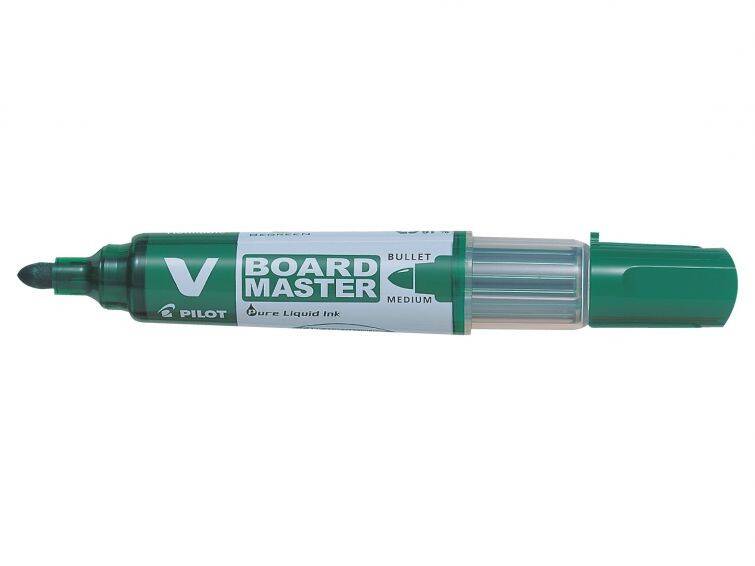 Marker PILOT V-BOARD F zielony ścieralny