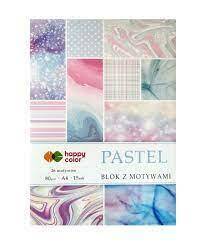 Blok z motywami PASTEL A4 15ark. 80g